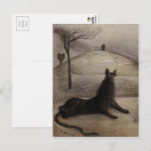  Cat Art Briefkaart (Voorkant / Achterkant)