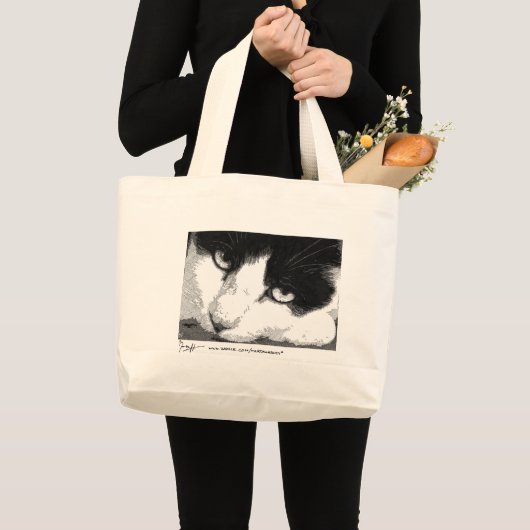Cat Art Canvas tas (Voorkant (product))