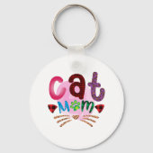 Cat Art Cat Ma_2 Sleutelhanger (Voorkant)