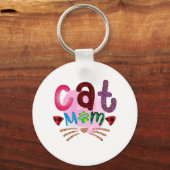 Cat Art Cat Ma_2 Sleutelhanger (Voorkant)
