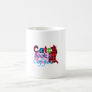 Cat Art Cats Books Coffee_2 Koffiemok