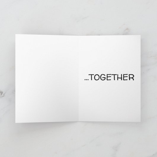 CAT ART COUPLE ROMANTIC KAART (Binnen)