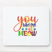Cat Art dat je me had op Meow Muismat (Voorkant)