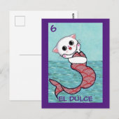 Cat Art, El Dulce, Postcard Briefkaart (Voorkant / Achterkant)