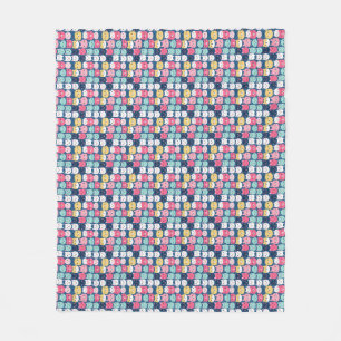 Cat Art Leuke kat gezichten Fleece Deken