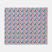 Cat Art | Leuke kat gezichten Fleece Deken (Voorkant (Horizontaal))