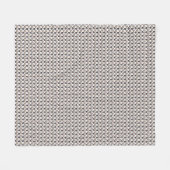 Cat Art | Leuke kat patroon naadloze achtergrond Fleece Deken (Voorkant (Horizontaal))