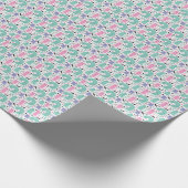 Cat Art | Leuke kat regenbogen Cadeaupapier (Hoek)