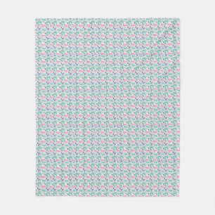 Cat Art Leuke kat regenbogen Fleece Deken