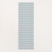 Cat Art | Leuke kat regenbogen Yogamat (Achterkant)