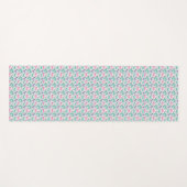 Cat Art | Leuke kat regenbogen Yogamat (Voorkant (horizontaal))