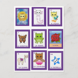 Cat Art Lottería Briefkaart