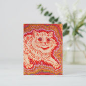 CAT ART LOUIS WAIN PSYCHEDELISCHE BRIEFKAARTEN (Staand voorkant)