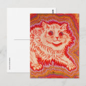 CAT ART LOUIS WAIN PSYCHEDELISCHE BRIEFKAARTEN (Voorkant / Achterkant)
