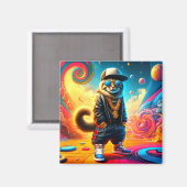 Cat Art Magneet (Voorkant / Achterkant)