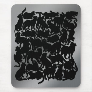 Cat Art Mousepad Bug Keepomwille Cat Lover Gifts Muismat