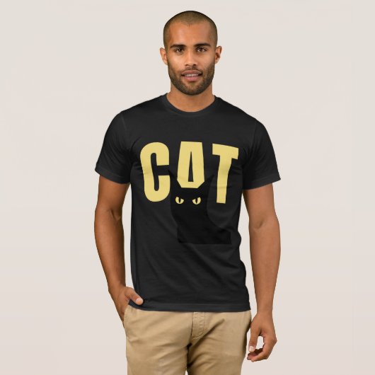 Cat Art ontwerp T-shirt (Voorkant volledig)