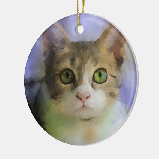 Cat Art Ornament (Links)