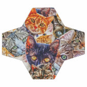 Cat Art Patroon Voetbal (Enkel)