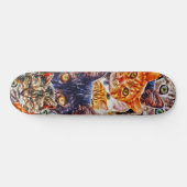 Cat Art Persoonlijk Skateboard (Horizontaal)