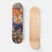 Cat Art Persoonlijk Skateboard (Voorkant)