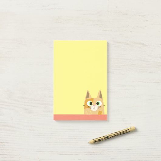 Cat Art Post-it® Notes (Op bureau)