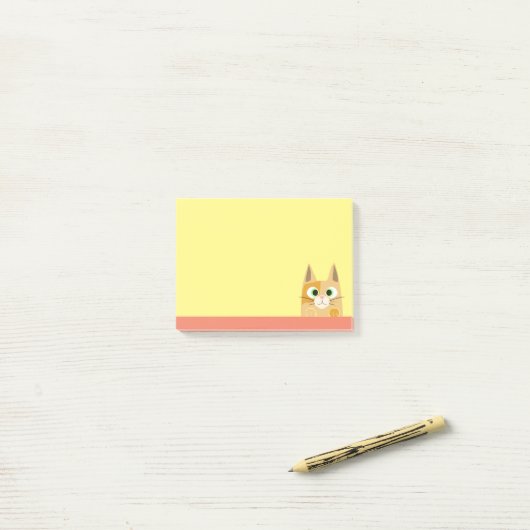 Cat Art Post-it® Notes (Op bureau)