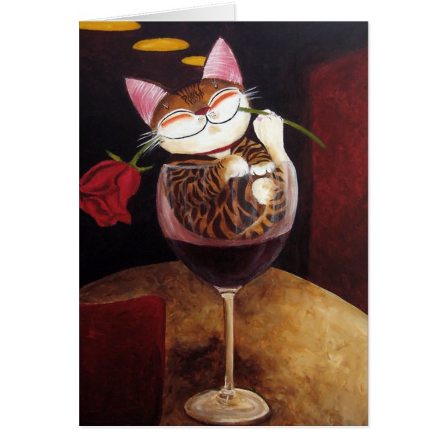 cat-art-rode wijn (Voorkant)