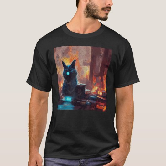 Cat Art T-shirt (Voorkant)