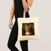 Cat Art Tas Mona Lisa Sterrennacht (Voorkant (product))