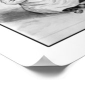 Cat Art van Louis Wain 1900 Poster (Hoek)