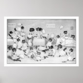 Cat Art van Louis Wain 1900 Poster (Voorkant)