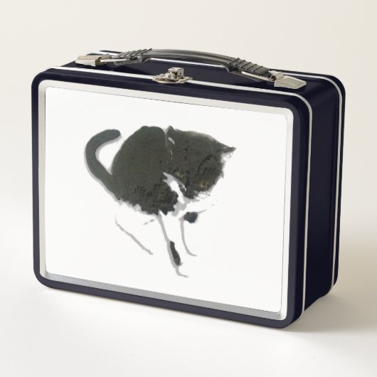 Cat Art Zwart Wit Kat (Voorkant)