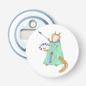 Cat Artist v1 Button Flesopener (Voorkant)