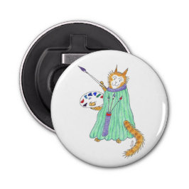 Cat Artist v1 Button Flesopener