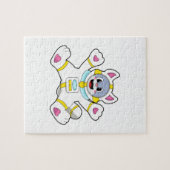 Cat as Astronaut in Costume Legpuzzel (Horizontaal)