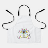 Cat as Astronaut in Costume Schort (Voorkant)