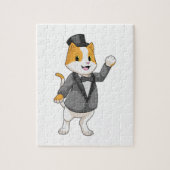 Cat as Groom with Ribbon Legpuzzel (Verticaal)