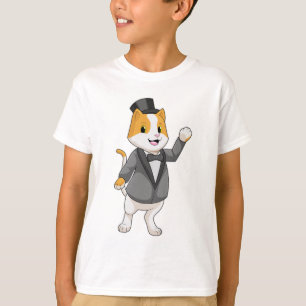 Cat as Groom with Ribbon T-shirt