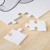 Cat as Painter with Paint brush Legpuzzel (Zijkant)