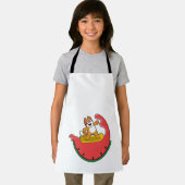 Cat as Surfer with Watermelon Schort (Insitu)