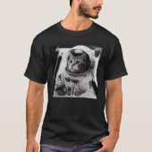 Cat Astronaut Cheese T-shirt (Voorkant)