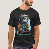 Cat Astronaut Helmet Space Explorer Astronauts Cat T-shirt (Voorkant)
