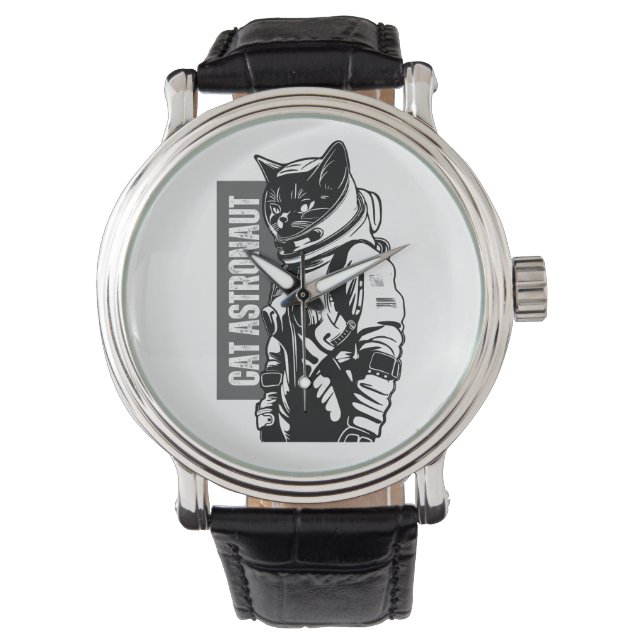 Cat Astronaut  Horloge (Voorkant)
