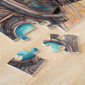 Cat Astronaut ingewikkeld gedetailleerde anime kun Legpuzzel (Zijkant)