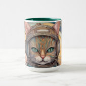 Cat Astronaut ingewikkeld gedetailleerde anime kun Mok (Midden)