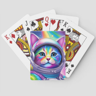 Cat Astronaut - Kaarten spelen