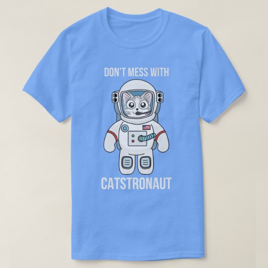 Cat Astronaut Space T CATSTRONAUT T-shirt (Design voorkant)