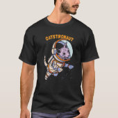 Cat Astronaut Space T-shirt (Voorkant)