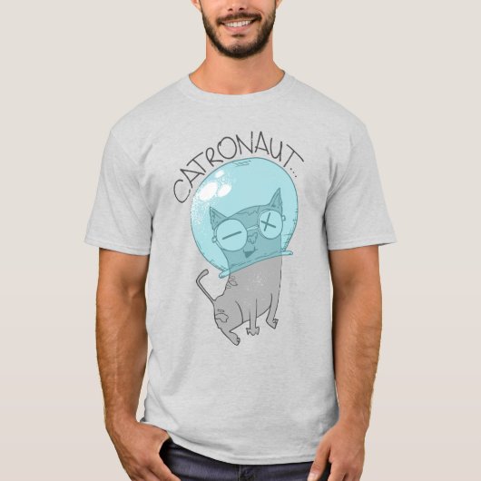 Cat Astronaut T-Shirt (Voorkant)